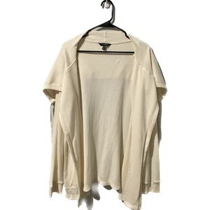 Lauren Ralph Lauren Cowl Neck Cardigan White Women’s Size XL New